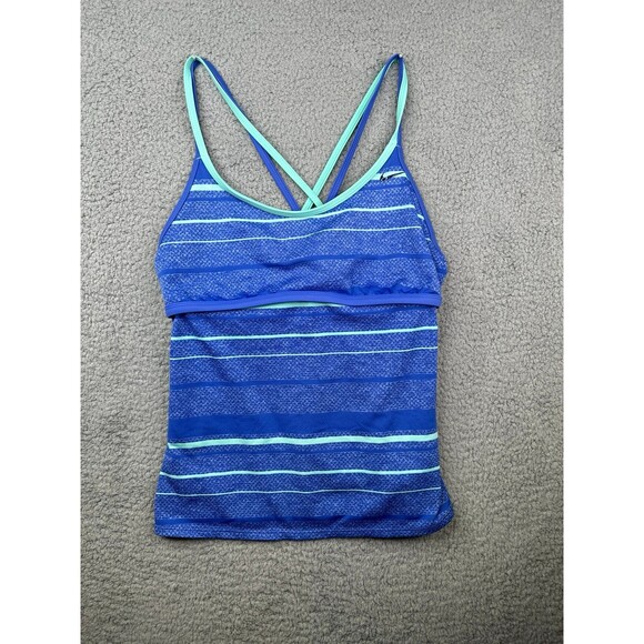 Nike training tank top cross cross back no padding no underwire - Picture 1 of 6